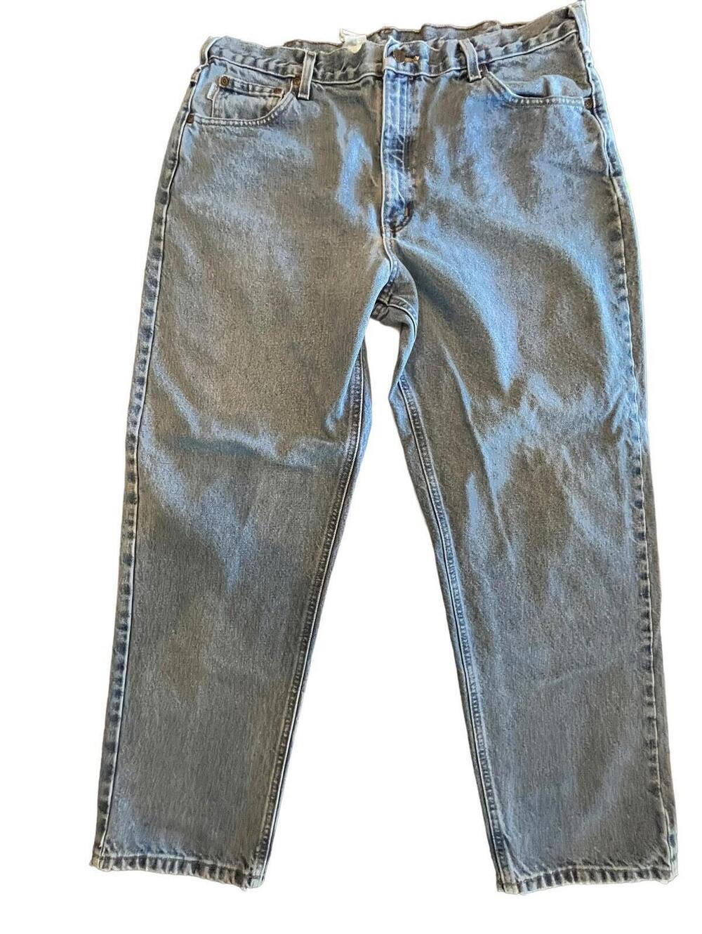 Carhartt Relaxed Fit Mens Blue Denim Jeans Pants Sz 40x30 B17-DST 1619.6